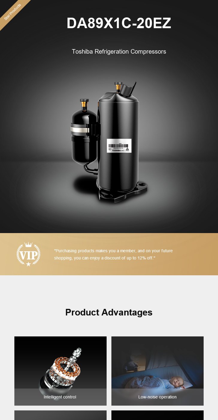 Toshiba Compressor DA89X1C-20EZ, technical parameters pdf, structure diagram